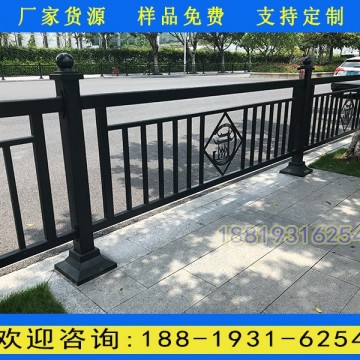 廣州小蠻腰雕刻版黑色方管護欄 蘿崗