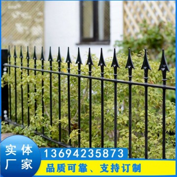 工廠小區(qū)圍墻鐵藝圍欄 廣州生產(chǎn)別墅