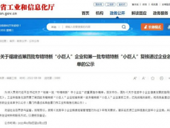 喜獲殊榮！虹潤(rùn)公司榮膺國(guó)家專精特新“小巨人”企業(yè)稱號(hào)