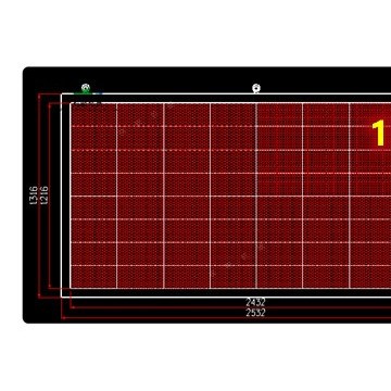 PH127雙面字體顯示屏風門用彎道報警